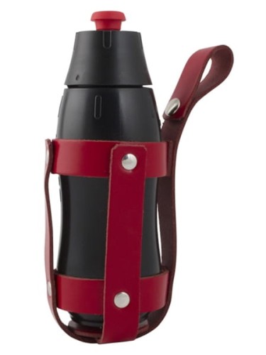 Mister B Leather Lube Bottle Holder Red