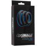 OptiMale - 3 C-Ring Set Thick Slate