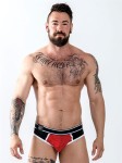Mister B - Urban SoMa Jock Brief Czerwone
