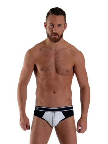 Mister B Urban Soho Jock Brief White (Białe)
