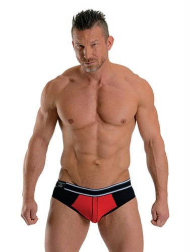 Mister B Urban Soho Jock Brief Red (Czerwone)