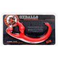 Oxballs Alien Tail Butt Plug with Built-In Cocksling (Red)