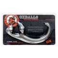 Oxballs Alien Tail Butt Plug with Built-In Cocksling (Steel)