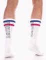 BARCODE Fashion Socks 70s White-Purple-Pink (Biało-Purpurowo-Różowe)