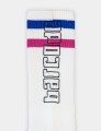 BARCODE Fashion Socks 70s White-Purple-Pink (Biało-Purpurowo-Różowe)