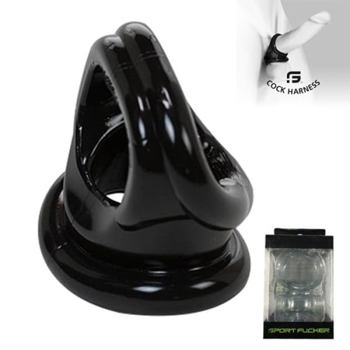 Sport Fucker Cock Harness Black