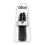 King Cock - Two Cocks One Hole 27,95 cm (11") Black