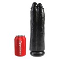 King Cock - Two Cocks One Hole 27,95 cm (11 inch) Black