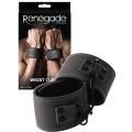 Renegade - Bondage Wrist Cuffs Black (mankiety)