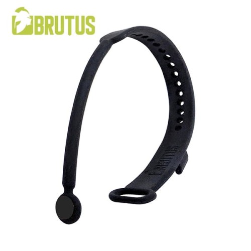 Brutus - Cock & Ball Belt Adjustable Click-N-Go Cock Ring Black