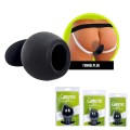 Brutus - Chalice Silicone Tunnel Plug Black M