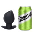 Brutus - Chalice Silicone Tunnel Plug Black L