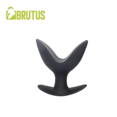 Brutus - Open Wide Silicone Twin Tip Butt Plug Black M