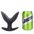 Brutus - Open Wide Silicone Twin Tip Butt Plug Black XL