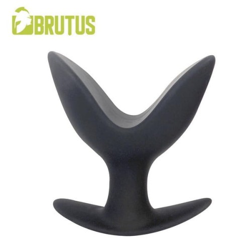 Brutus - Open Wide Silicone Twin Tip Butt Plug Black XL