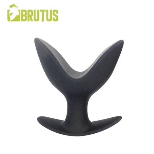 Brutus - Open Wide Silicone Twin Tip Butt Plug Black L