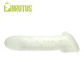 Brutus - Almighty Ribbed Cock Sheath Clear 18 cm (7")