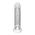 Brutus - Almighty Ribbed Cock Sheath Clear 18 cm (7")