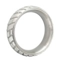 Black Label - Stainless Steel Tire DoNut Cockring Large