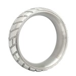 Black Label - Stainless Steel Tire DoNut Cockring Large
