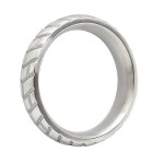 Black Label - Stainless Steel Tire DoNut Cockring Jumbo