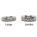 Black Label - Stainless Steel Tire DoNut Cockring Jumbo