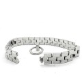 Black Label - Stainless Steel Watch Band Collar With Gem Lock (Obroża metalowa)