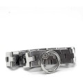Black Label - Stainless Steel Watch Band Collar With Gem Lock (Obroża metalowa)