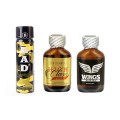 Zestaw 3x Poppers 24 ml (Duże)