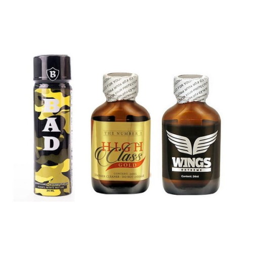 Zestaw 3x Poppers 24 ml (Duże)