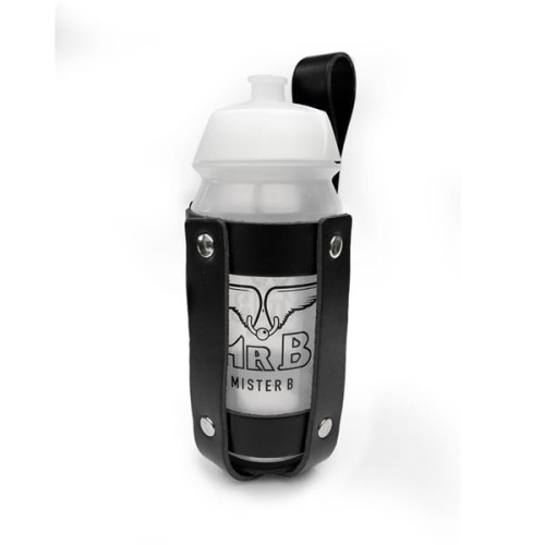 Mister B - Leather Lube Bottle Holder Black